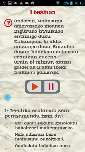 【免費教育App】Euskara ikasiz 2.maila (beta)-APP點子