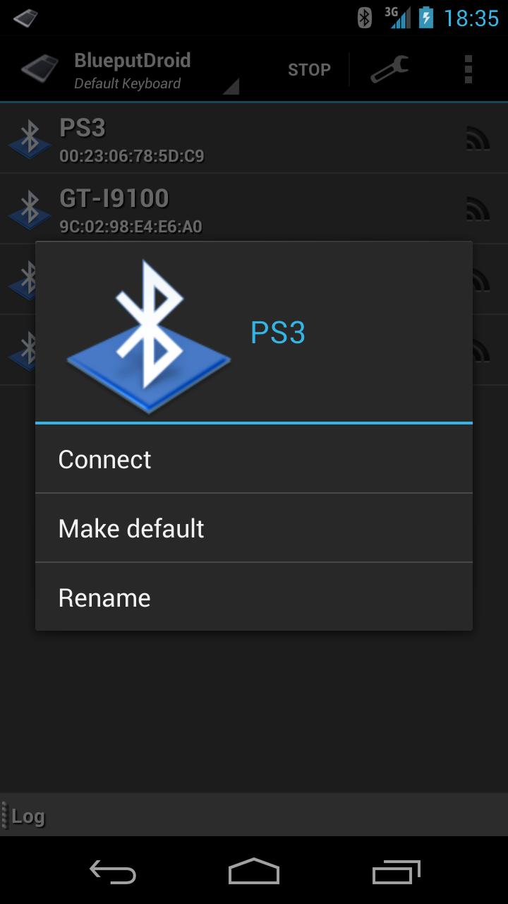 BlueputDroidPro Screen 2