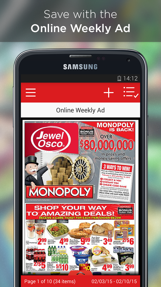 Jewel-Osco Screen 3