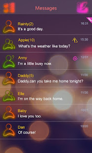 GO SMS PRO NEONLIGHT THEME(圖3)-速報App