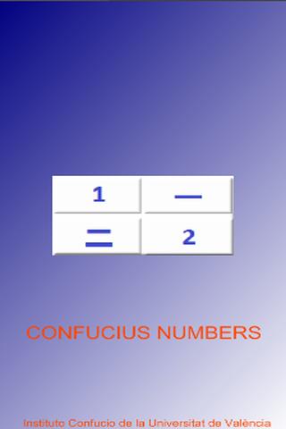 CONFUCIUS NUMBERS