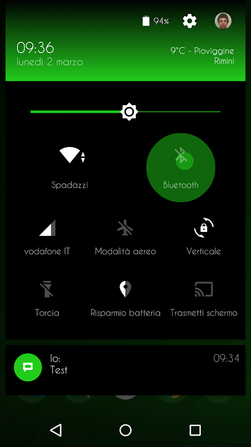 Green Shade - CM12 Theme - screenshot