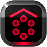 NEON RED Smart Launcher Theme