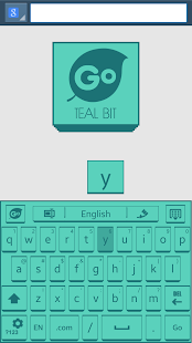 Teal Bit Go Keyboard Screenshots 4