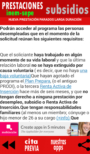 【免費生產應用App】PRESTACIONES y SUBSIDIOS-APP點子
