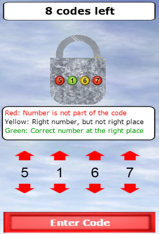 The Lock - guess the code