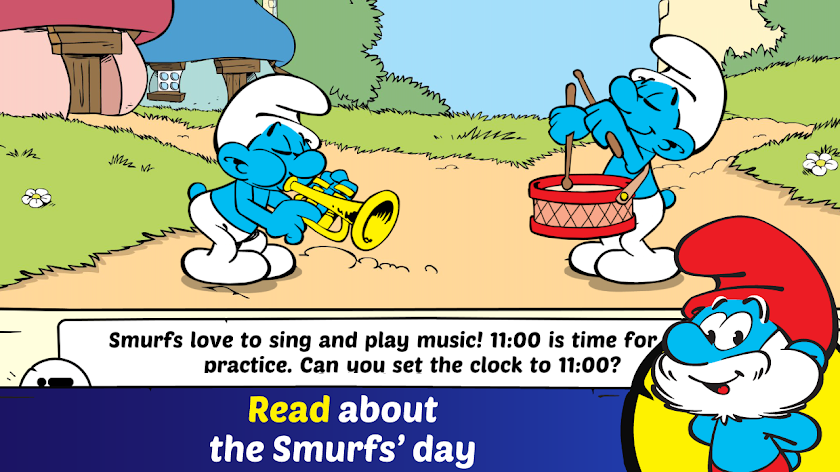 Telling Time with the Smurfs Screen 3