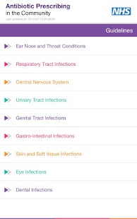 Free NHS antibiotic guidelines sth APK for Android