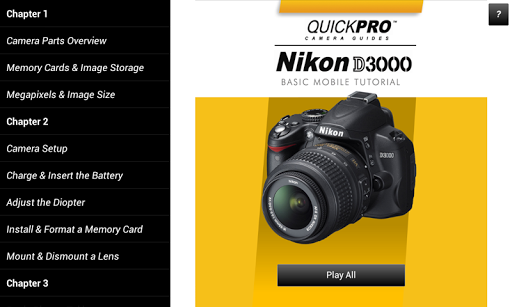 【免費攝影App】Guide to Nikon D3000 Basic-APP點子