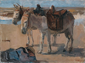 RIJKS: Isaac Israels: Two Donkeys 1901