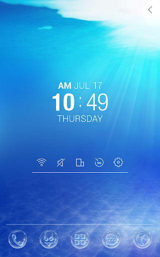 【免費個人化App】Under the sea Atom Theme-APP點子
