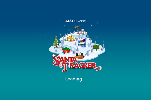 AT T U-verse Santa Tracker
