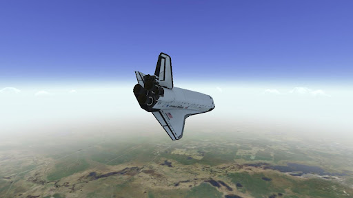 برنامج أندرويد لمحاكات الطيران F-Sim Space Shuttle v2.2.073  ICS