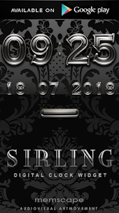 SIRLING Designer Clock Widget Screenshots 4