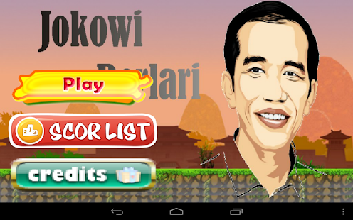 Jokowi Berlari