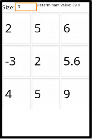 Simple determinant