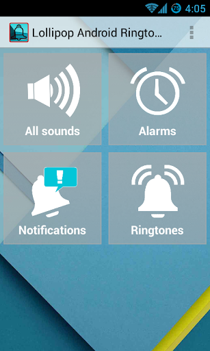 Lollipop Android Ringtones