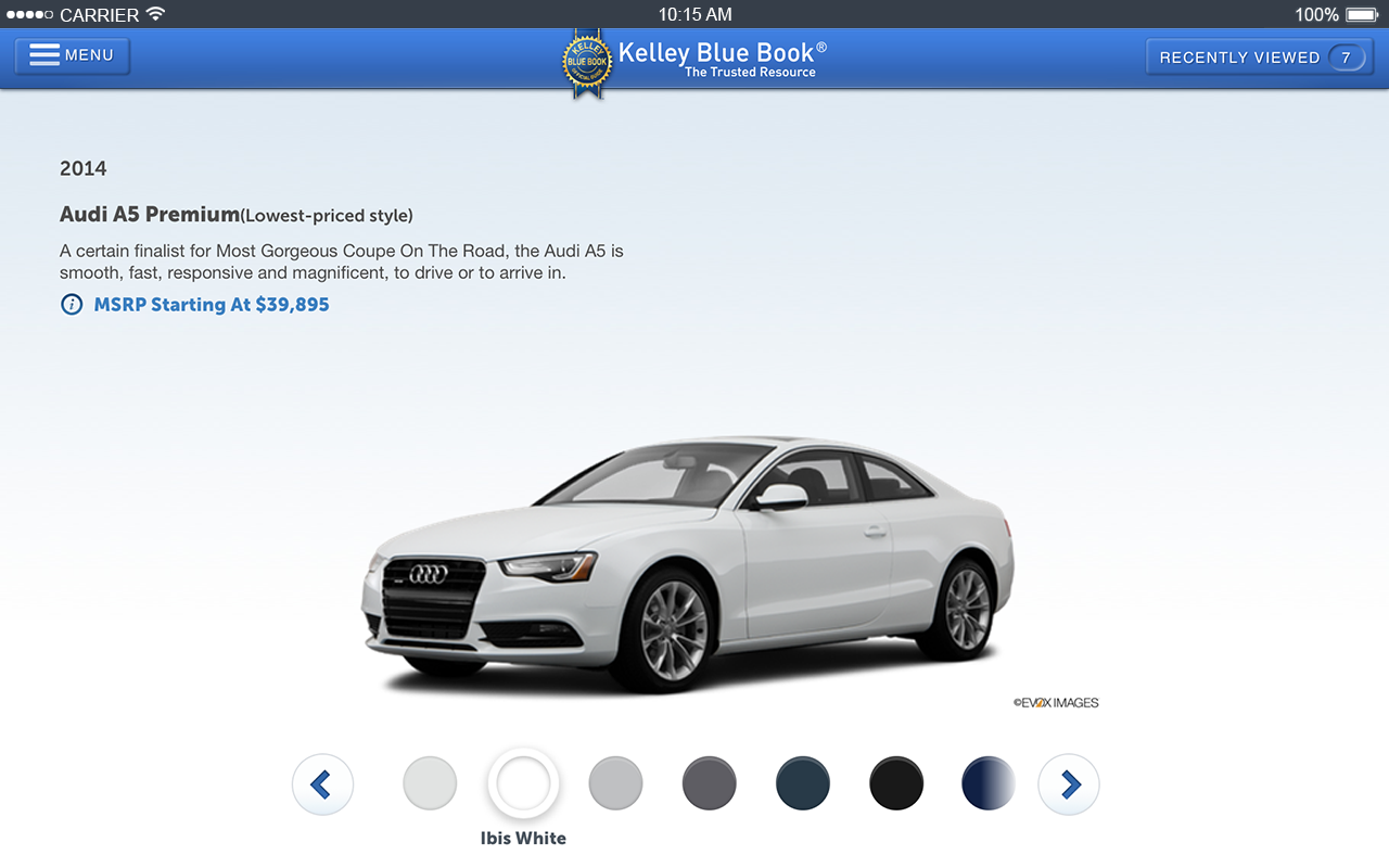How can you find used instrument blue book values?
