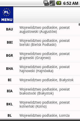 【免費通訊App】Polskie tablice rejestracyjne-APP點子