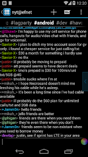 Android IRC - Internet Chat - screenshot thumbnail