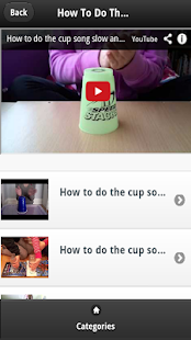 How To Do The Cup Song VDO