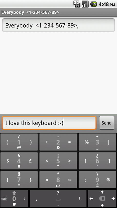 No Errors Keyboard Screen 2
