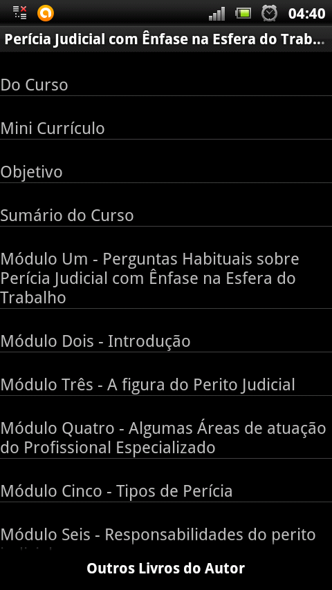 Perícia Judicial Trabalhista Screen 2