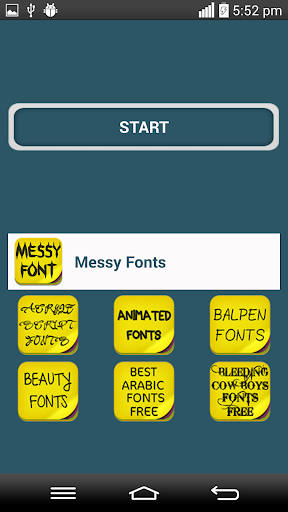 Messy Fonts