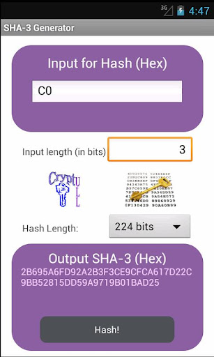 SHA-3 Generator