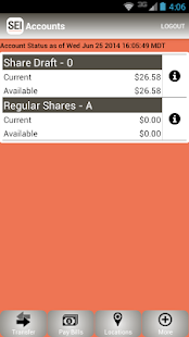 SEICU Mobile Banking Screenshots 1