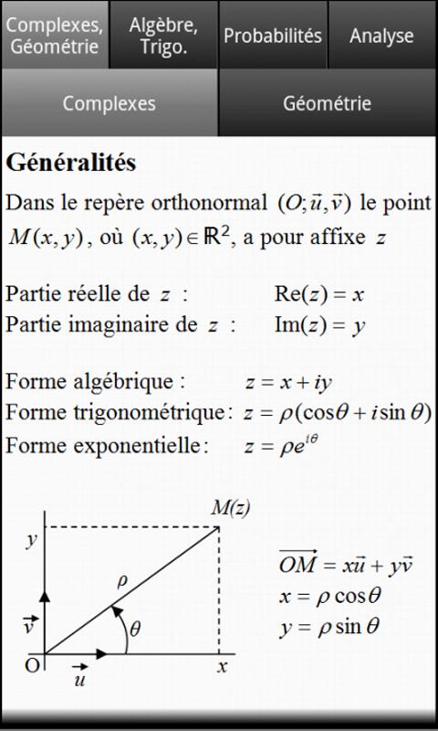 Formulaire physique chimie maroc