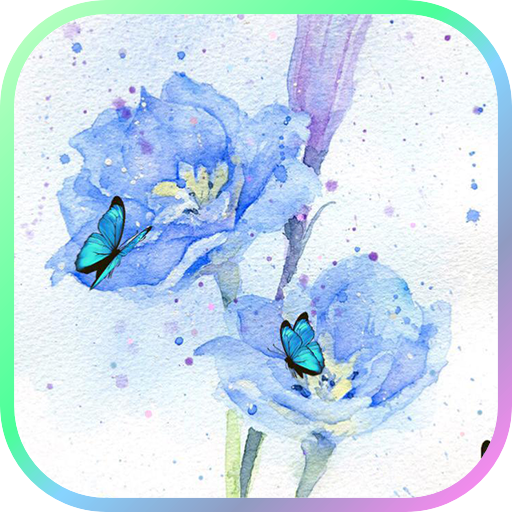 Painted Flowers Live Wallpaper LOGO-APP點子