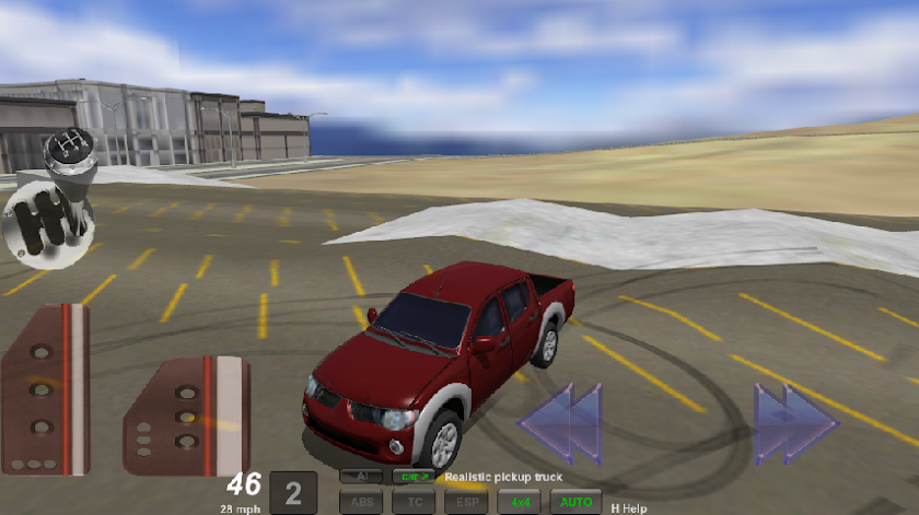 Car Driving 3D Simulator Full Screen 3