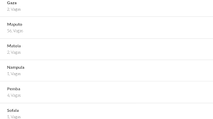 Emprego Mozambique English