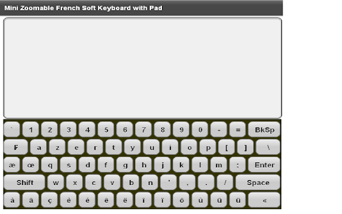 Download Mini French Keyboard & Pad APK for Android