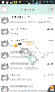 How to install Kogumong Bow GO sms theme patch 1.2 apk for android