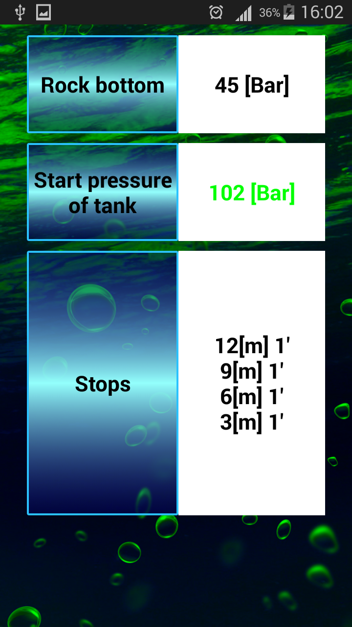 Diving Screen 3