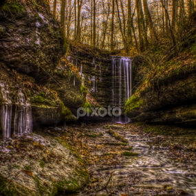 Waterfalls of Convenience  by Maurice FitzGerald - Landscapes Waterscapes