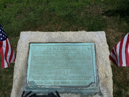 Ocean Two World War 1 Memorial plaque