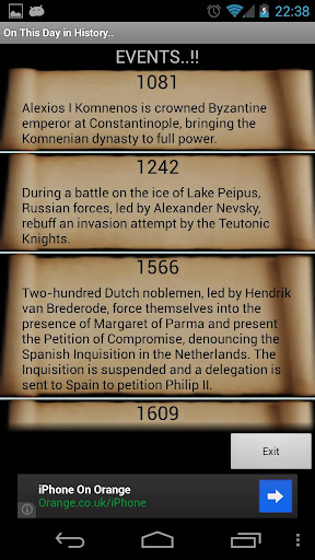 【免費書籍App】Today in History-APP點子