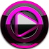 Poweramp skin Black Pink3.10 (Paid)