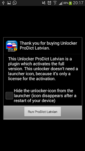Unlocker ProDict Latvian