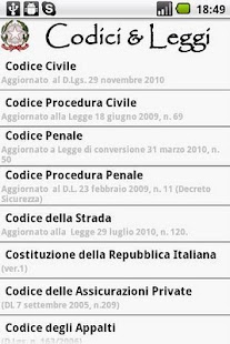 Lastest Regolamento Codice  Strada APK