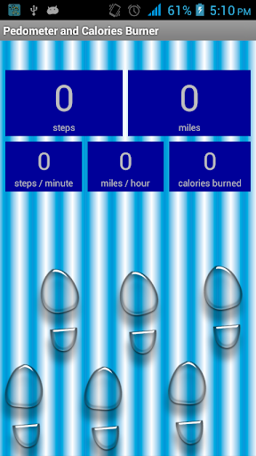 Pedometer and Calories Burner