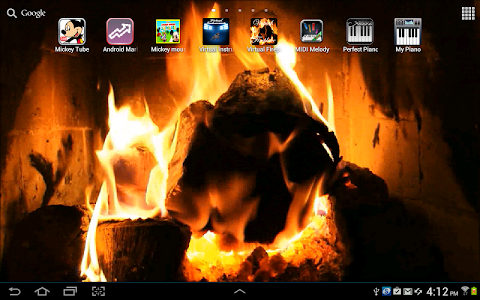 Virtual Fireplace LWP screenshot 2