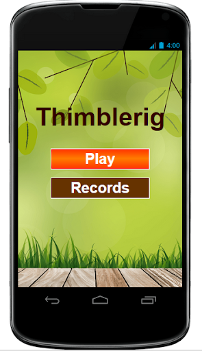 Thimblerig - The gambling game