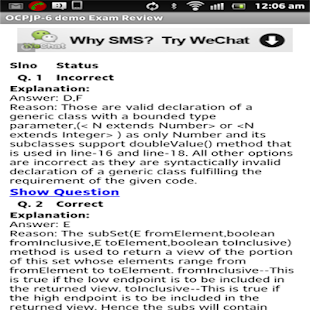OCPJP OR SCJP Actual Demo Screenshots 3