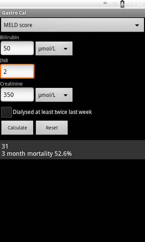 Gastro Cal Screen 2