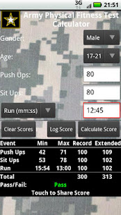 APFT Calc w/ Score Log ad-free(圖3)-速報App