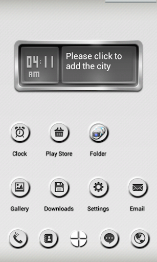 Android Theme NEXT Launcher Minimal Buttons v1.1 Apk